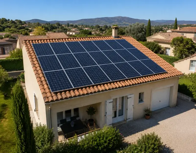 Prime à l'autoconsommation panneaux solaires Calvisson — aide financière de l'État